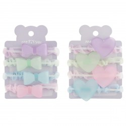 Набор д/волос MESHU MS_60590  резинка 4шт., ассорти 369203