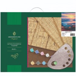 Набор для рисования Greenwich Line КД_39738 "Картина по номерам" 40х50см "Прекрасный вид" по дереву 