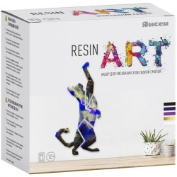 Набор для рисования Янсен РАС001 "Resin Art. Лунный кот" эпоксидной смолой 323779