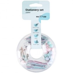 Набор канц. Meshu MS_36944 "Dew" мелкоофисных принадлежностей (89 предметов) пласт.уп 319370