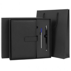 Набор подарочный Brauberg 116850 "President" А5 черный (ежедневник+ручка+стержень)