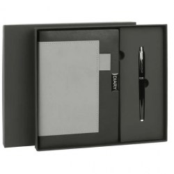 Набор подарочный Brauberg 116860 "Style" А5 черный (ежедневник+ручка)