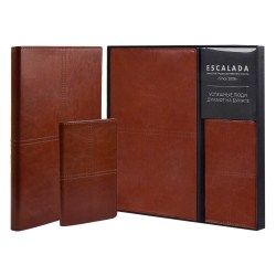 Набор подарочный Феникс 67168 "Сариф" коричневый, зап. книжка + обложка для паспорта