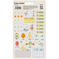 Наклейки MESHU MS_36967 "Work out" для ежедневников 329387