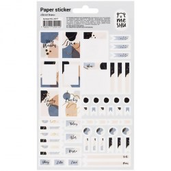 Наклейки MESHU MS_36977 "Strict lines" для ежедневников 329392