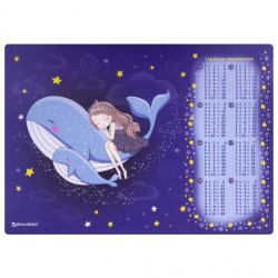 Настольное покрытие детское А3+ BRAUBERG 270400 "Ocean dream" 46*33см