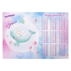 Настольное покрытие детское А3+ ЮНЛАНДИЯ 270396 "Whale" 46*33см