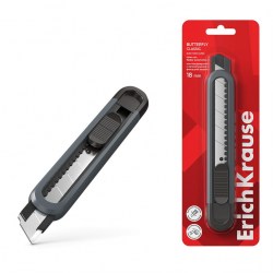 Нож канц. 18мм ErichKrause 62034 "Butterfly Classic" Autolock, серый