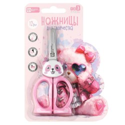 Ножницы 12см Феникс 72871 "Розовый мишка"