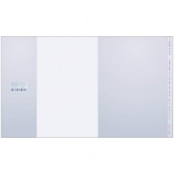 Обложки 215*380мм для тетрадей и дневников 80мк SP 215.1 универсальные с липким слоем /ArtSpase/ 210