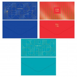 Открытка-конверт MESHU MS_65041 "Strict lines" ассорти 378274