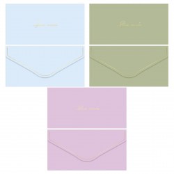 Открытка-конверт MESHU MS_65053 "Monochrome" ассорти 378284