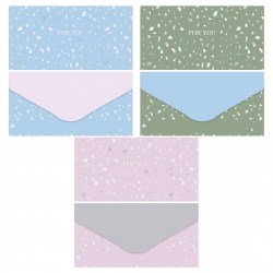 Открытка-конверт MESHU MS_65058 "Terrazzo" ассорти 378289