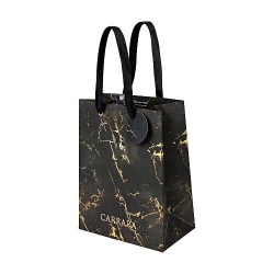 Пакет подарочный BrunoVisconti 2-851/12 "Carrara.black" 18*23*10мм 