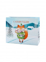 Пакет подарочный Феникс Презент 81125 "Лисичка" 63*48,3*20см