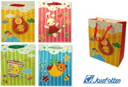 Пакет подарочный J.Otten 7141-1 "Детский" 18,5*23*9,5см ассорти 156672