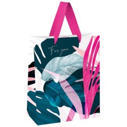 Пакет подарочный MESHU MS_45722 "Dark leaves" 18*23*10см 339773