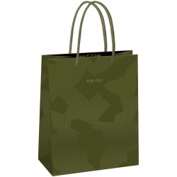 Пакет подарочный MESHU MS_61585 "Green pattern" 18*23*10см 371024