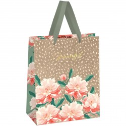 Пакет подарочный MESHU MS_61638 "Flowers" 18*23*10см фольга, крафт 371077