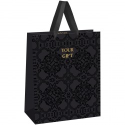 Пакет подарочный MESHU MS_61726 "Black velvet" 33*42*12см 371165