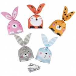 Пакет подарочный MESHU MS_62129 "Funny friends" /30 шт/ 13,5*22см 371659