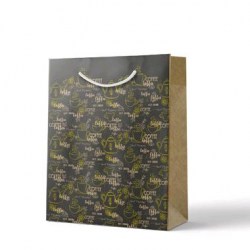Пакет подарочный Русский Дизайн 39182  "Крафт" фольга ML 220*310