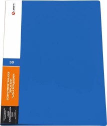 Папка  30 вкладышей Lamark DB0134-BL 0,60мм синяя