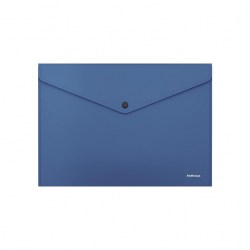 Папка на кнопке А4 ErichKrause 50177 "Fizzy Classic" непрозрачная, синяя