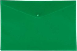 Папка на кнопке А4 Lamark PE0425-GN 180мкм, зеленый