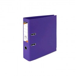 Папка-регистратор 75мм inФормат P2PVC-75/Flt фиолетовый PVC 2-сторон. 059950