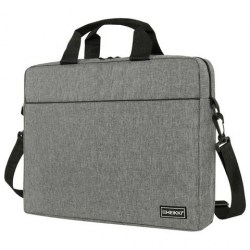 Папка-сумка HEIKKI 272595 "Perspective" для ноутбука 15,6" 290х400х70мм серая