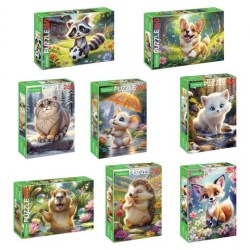 Пазлы Хатбер 666376 260 элементов 220х330мм "Мир пушистых чудес"