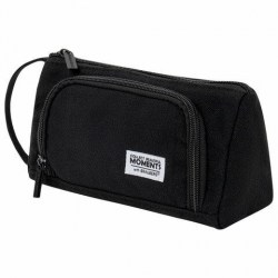 Пенал Brauberg 272339 "Black" 22*10*8см, 1 откидная планка