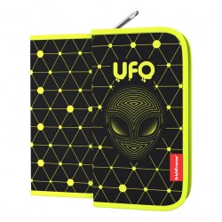Пенал ErichKrause 52525 "UFO" 110x205x25мм книжка без наполнения 