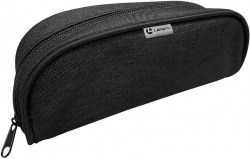 Пенал Lamark PB0025-BK косметичка, 1 отделение на молнии, черный 220*390*50мм