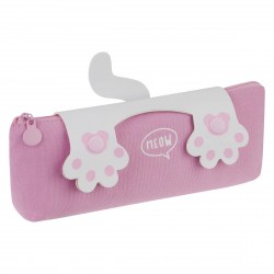 Пенал MESHU MS_65265 "Paws" 1 отделение, 200*80*35мм канвас 378964