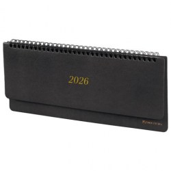 Планинг 2026г. Brauberg 117224 "Iguana" под кожу, черный