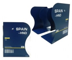 Подставка для книг Нева Маркет CO-60 "Путешествие" 19х15см, 3 отделения, раздвижная, ассорти