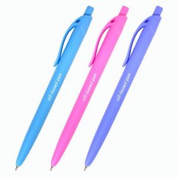 Ручка авт. Brauberg 142959 "FRUITY Pastel" синяя, масляная, 0,7мм, ассорти