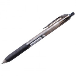 Ручка авт. Crown QD-018 "Quick Dry" черная 0,5мм, грип, с быстросохнущими чернилами 263694