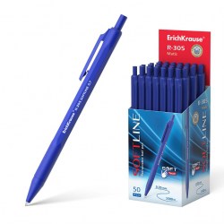 Ручка авт. ErichKrause 39055 R-305 синяя 0,7