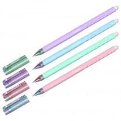 Ручка Berlingo CGp_50214 гелевая пиши-стирай "Haze" синяя, 0,5мм, ассорти 326169