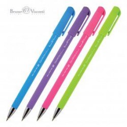 Ручка Bruno Visconti 20-0007 "Slim Write.Special" синяя 0,5мм шариковая, цветной корпус