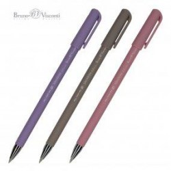 Ручка Bruno Visconti 20-0055 "Slim Write.RIO" синяя 0,5мм шариковая, цветной корпус