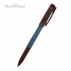 Ручка Bruno Visconti 20-0214/10 "FreshWrite. Джинса" синяя 0,7мм шариковая