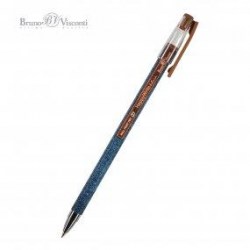 Ручка Bruno Visconti 20-0215/14 "HeppyWrite.Джинса" синяя 0,5мм