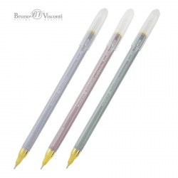 Ручка Bruno Visconti 20-0437 "PointWrite. Morandi diamond" синяя 0,38мм