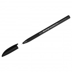 Ручка черная Berlingo CBp_03601 "Triangle Fine" 0,3мм шариковая, трехгран., грип 358602