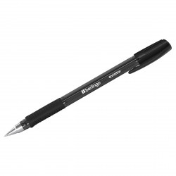 Ручка черная Berlingo CBp_07508 "Aviator" 0,7мм, грип 360711