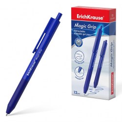 Ручка ErichKrause 48198 Magic Grip гелевая авт. пиши-стирай синяя 0,5мм 
